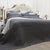Louis Charcoal Cotton Coverlet Set