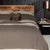 Louise Stonewashed Slate Grey Mega Queen/King Coverlet Set (240 x 260cm)