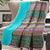 Morocco Blue Quilted Throw (150 x 200cm)