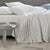 Clover White Coverlet Set