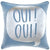 Oui Oui Blue Cushion (45 x 45cm)