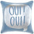 Oui Oui Blue Cushion (45 x 45cm)