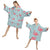 Flamingo Dance Hoodie Blanket (Adult or Teen)