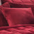 Augusta Mink Burgundy Square Cushion (43 x 43cm)