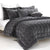 Augusta Mink Charcoal Quilt Set