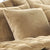 Augusta Mink Latte Square Cushion (43 x 43cm)