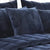 Augusta Mink NAVY Cushion (43 x 43cm)