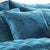 Augusta Mink Teal Square Cushion (43 x 43cm)