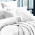 Marguerite White Square Cushion