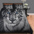White Tiger Quilt Cover Set