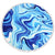 Agate Round Beach Towel