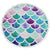 Mermaid Kids Round Beach Towel