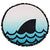 Shark Kids Round Beach Towel