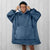 Adult Snoogie Navy Hooded Blanket