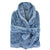 Silk Touch Bath Robe Amalfi Blue L/XL