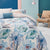 Oilily Rose Dust Blue Green Quilt Cover Set