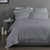 Yarra Waffle Grey Quilt Cover Set