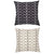 Tiny Linear Stem Black Square Cushion (50 x 50cm)