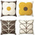Abacus Flower Chocolate/Sunflower Egg Cushion (45 x 45cm)