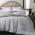 Amirah White Quilt Cover Set