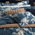 Anais Indigo Square Cushion (45 x 45cm)