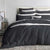 Tux Charcoal Quilt Cover Set