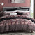 Vance Burgundy Quilt Cover Set