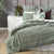 Hudson Sage Quilt Cover Set