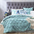 Medallion Aqua Quilt Cover Set