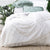 Medallion White Bed Cover Set