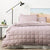 Paradis Plum Quilted Quilt Cover Set