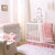 Coral Pleated Cot Coverlet