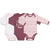 Happy Hippie Long Sleeve Bodysuit 3pk
