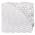 Mosaic Cot Fitted Sheet (Grey Rectangular Print)