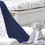 Navy Stars Cot Blanket