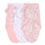 3pk Pink Floral Stars Swaddles