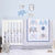 Sleepy Elephant 3pce Cot Bedding Set