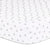 Alpine Silver Dot Cot Fitted Sheet