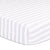 Zig Zag Grey Cot Fitted Sheet