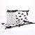 Black/White Triangle Cloud Cot Bumper