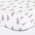 Grey Clouds Cot Fitted Sheet