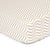 Gold Chevron Cot Fitted Sheet