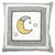 Little Star Square Cushion - Moon