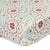 Mila Cot Fitted Sheet - Big Flowers (Damask)