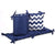 Navy Chevron Cot Bumper