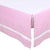 Solid Pink Cot Dust Ruffle