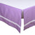 Purple Solid Cot Dust Ruffle