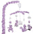 Purple Woodland Musical Mobile
