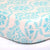 Teal Medallion Cot Fitted Sheet