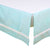 Teal Solid Cot Dust Ruffle